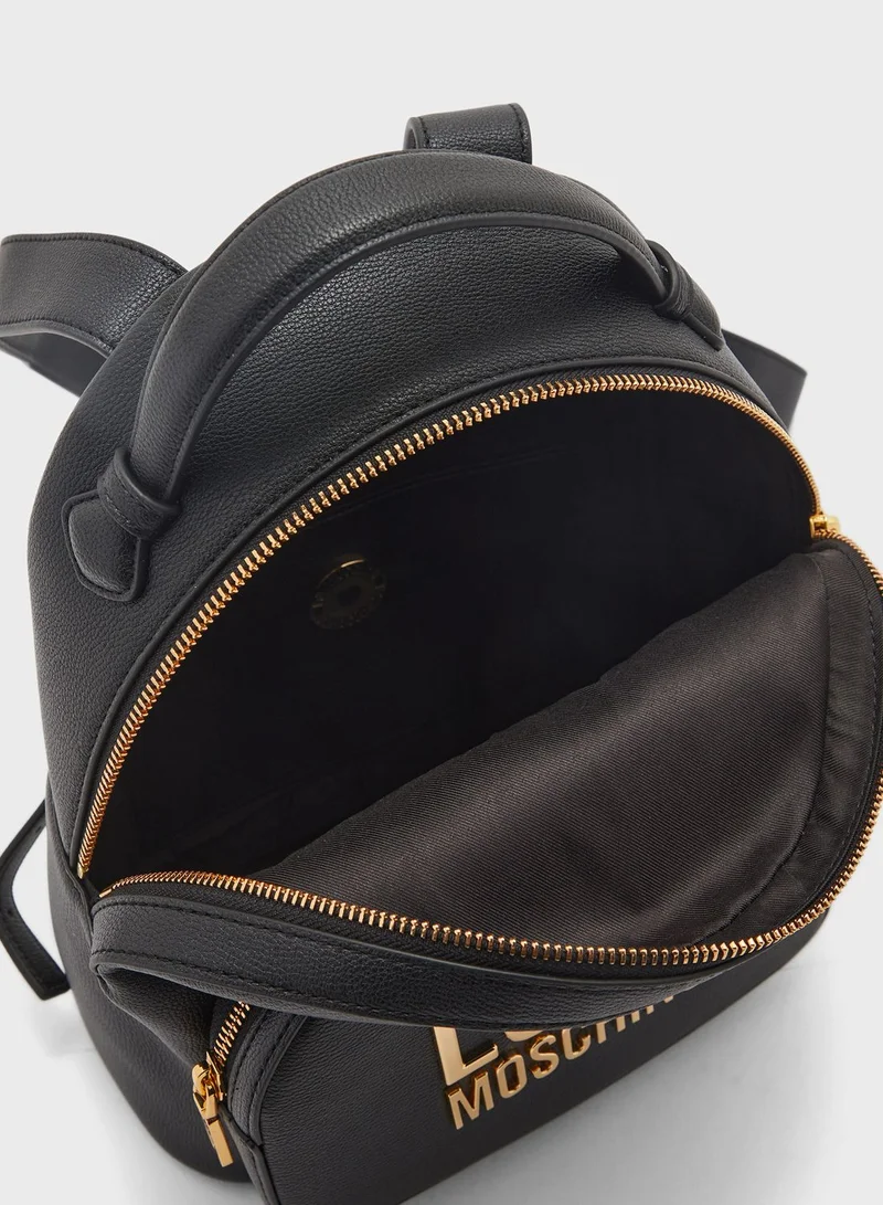 Love Moschino Love Lettering Backpack