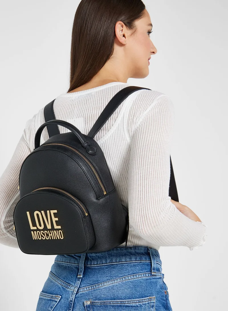 Love Moschino Love Lettering Backpack