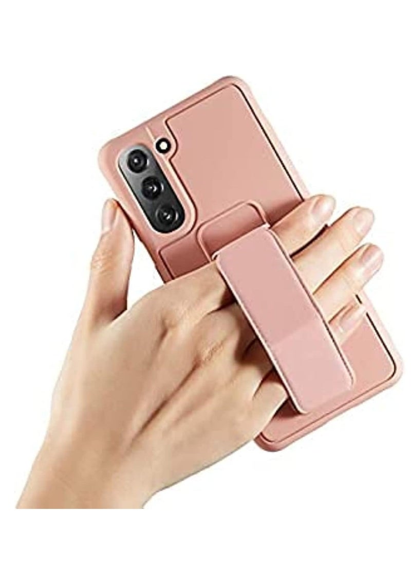 Raxoom Compatible with Samsung Galaxy S22 Plus Slim Hard Silicone Gel Rubber Premium TPU Fold-able Magnetic Kickstand - Image 4