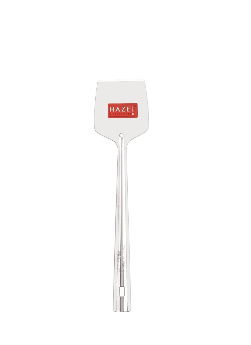 Hazel - HAZEL Stainless Steel Dosa Flat Base Taveta Tavethi Palta Turner Spoon - Image 1