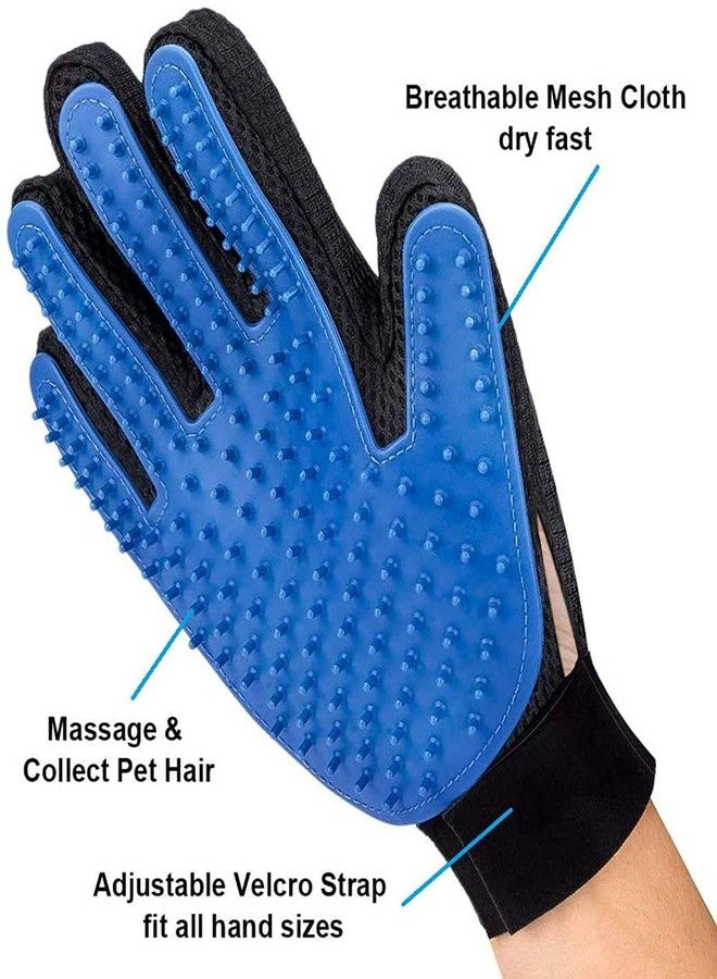 Luxula Animal Pet Hair Remover 5 Finger Grooming Rubber Gloves Cleaning Massaging Tool for Dog and Cat - Image 3