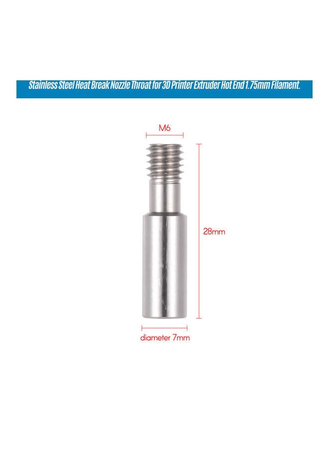 Creality 3D 10-Piece Set 3D Printer Stainless Steel Heat Break Nozzle Throat - Image 4