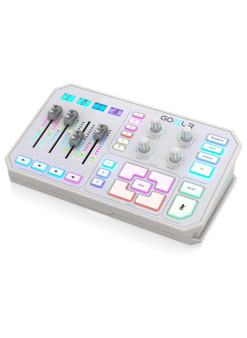 TC HELICON TC HELICON Online Broadcaster Platform with 4-Channel Mixer, Motorized Faders, Sound Board an GOXLRWhite  - Image 3