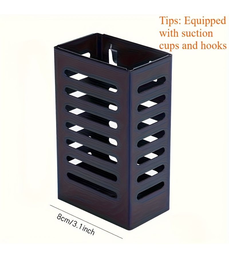 Set Of 2 Black Hydroponic Plant Holders For Fish Tanks Growing Aquatic Plants Wall Mounted - Image 3