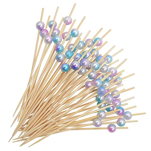Cocktail Picks 100PCS Toothpicks for Appetizers Appetizing Skewers for Charcuterie Cup Fruits Burgers Party Decoration 47 inch