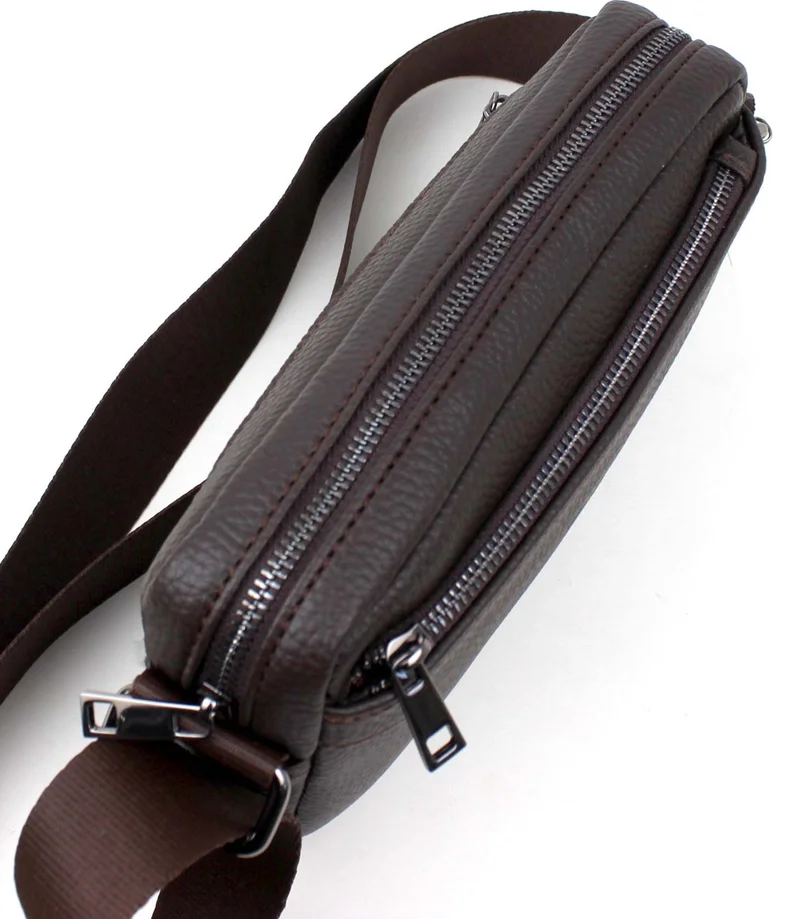 Derise Club Men's Brown Medium Size Messenger Shoulder Bag