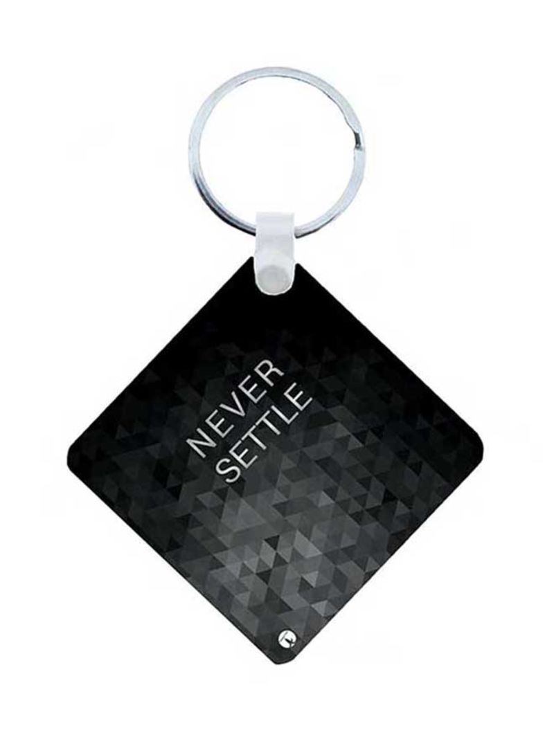 English Phrases Wooden Keychain