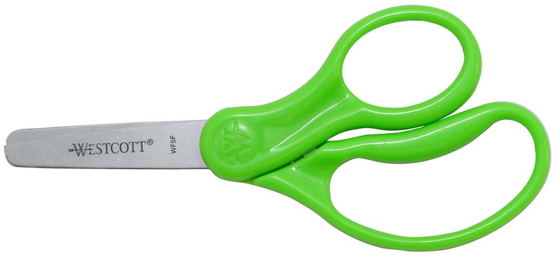 Westcott Westcott 13130 Right- and Left-Handed Scissors, Kids' Scissors, Ages 4-8, 5-Inch Blunt Tip, Assorted - Image 1