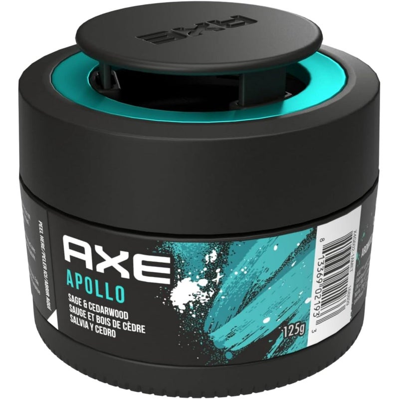 Axe معطر هواء سيارة جل AXE (رائحة أبولو، 1 عبوة) - Image 2