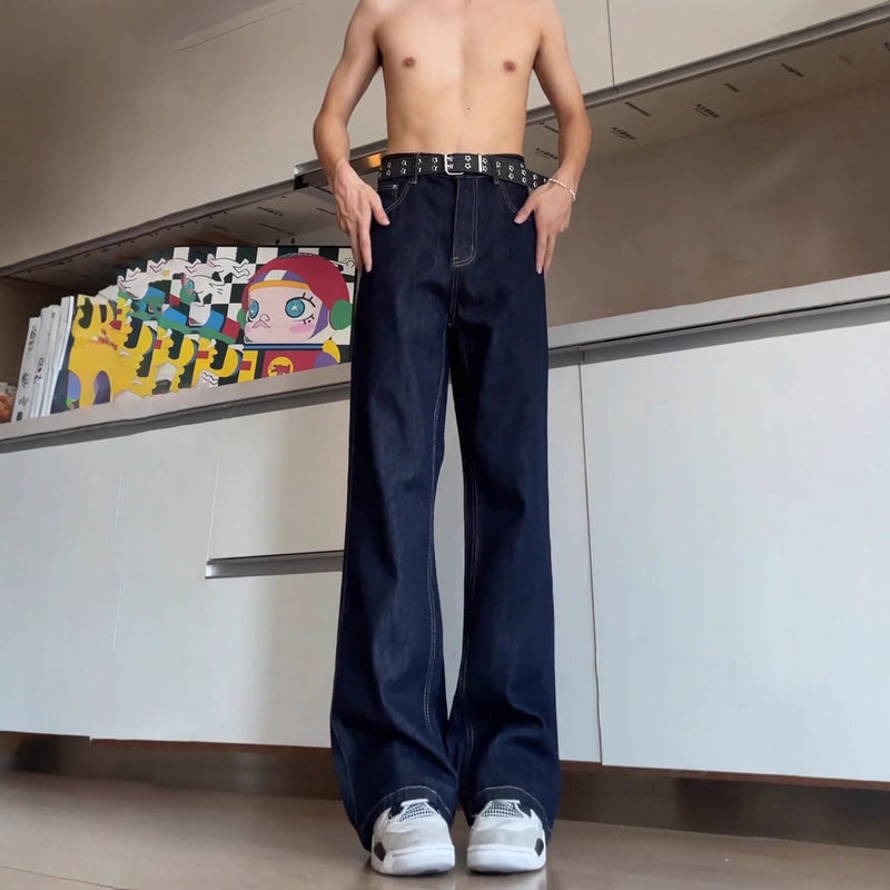 Unisex Casual Daily Denim Jeans - Image 3
