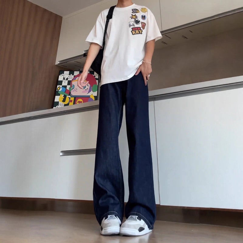 Unisex Casual Daily Denim Jeans - Image 5