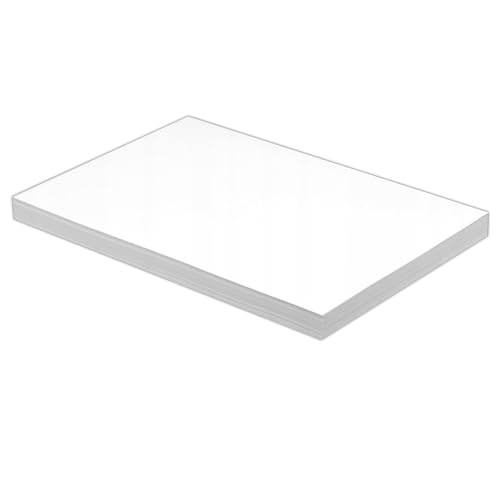 Getvow Half Letter Blank Paper, A5 100 Sheets/200 Pages Printer Paper, Unpunched, Blank Copy Paper, 100gsm, White, 5.8'' x 8.2'' - Image 1