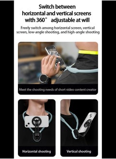 Magnetic Neck Mount for Phone with a Strap and Magnetic Suction Ring 360° Fast-install Foldable Stable Strong Magnet Neck Phone Holder for Most phone POV/Vlog - pzsku/ZA75B36D026B785CADB87Z/45/_/1735372844/ba5733b7-c84d-4d31-addf-fc50c1e3dab5