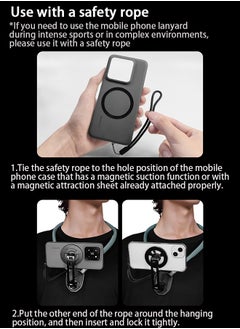 Magnetic Neck Mount for Phone with a Strap and Magnetic Suction Ring 360° Fast-install Foldable Stable Strong Magnet Neck Phone Holder for Most phone POV/Vlog - pzsku/ZA75B36D026B785CADB87Z/45/_/1735372904/6d6c07b3-7ea4-42da-9fd7-130bc0b0f0bd