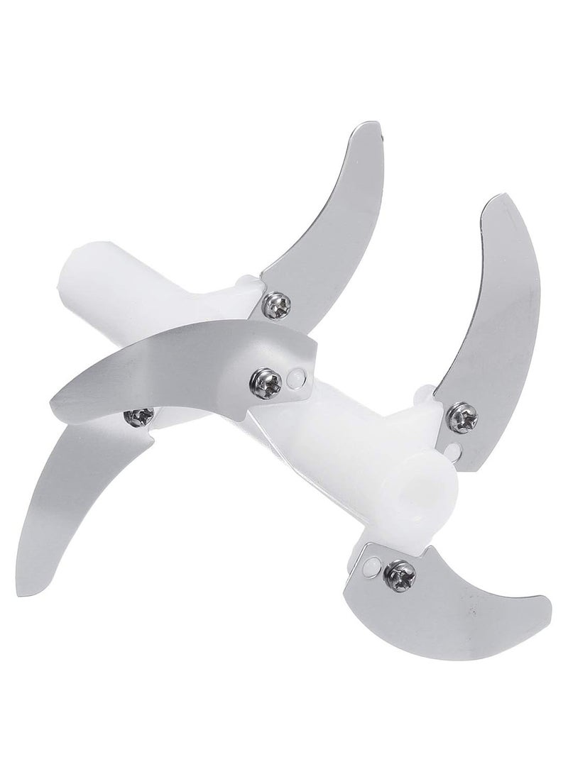 برايت هوم قطاعة يدوية متعددة الوظائف لسحب طعام الخضروات، مفرمة يدوية صغيرة قوية، سعة عالية مع 3 شفرات حادة من الفولاذ المقاوم للصدأ - مساعد مطبخ متعدد الاستخدامات - Image 5