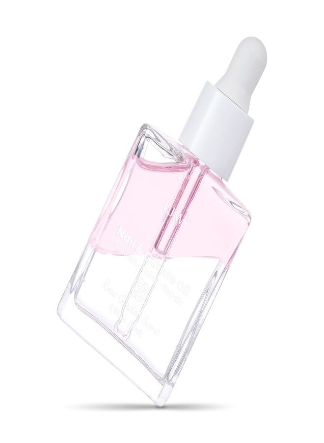 EJW Rose Petal Nail & Cuticle Oil, Infused with Real Rose Extract, Hydrating, Strengthening, Paraben-Free, Vegan, Cruelty-Free - 0.5 fl. oz - Image 1