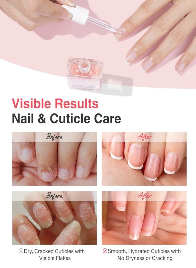 EJW Rose Petal Nail & Cuticle Oil, Infused with Real Rose Extract, Hydrating, Strengthening, Paraben-Free, Vegan, Cruelty-Free - 0.5 fl. oz - Image 3