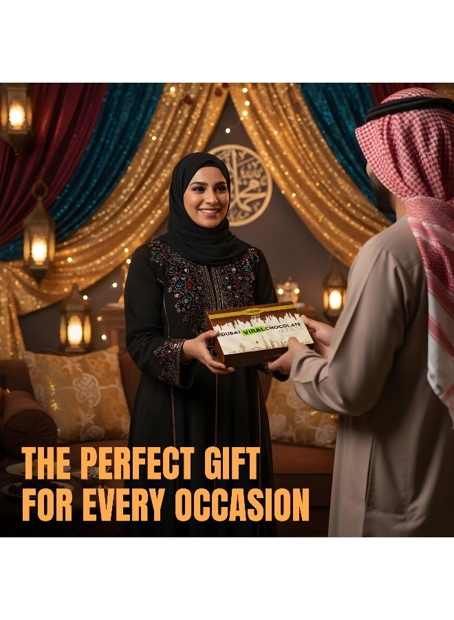 Karish Dubai Chocolate Kunafa with Creamy Pistachio Filling - 12 Packs x 37g - Freshly Made with 42% Real Chocolate - Luxury Dessert, Gourmet Gift - Image 5