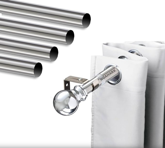 STAINLESS STEEL CURTAIN ROD STEEL CURTAIN PIPE FOR DOOR AND WINDOW ANTIRUST SS SHOWER CURTAIN RODS PIPES FOR HOME AND OFFICEONLY PIPES 1 ROD 5 FEET