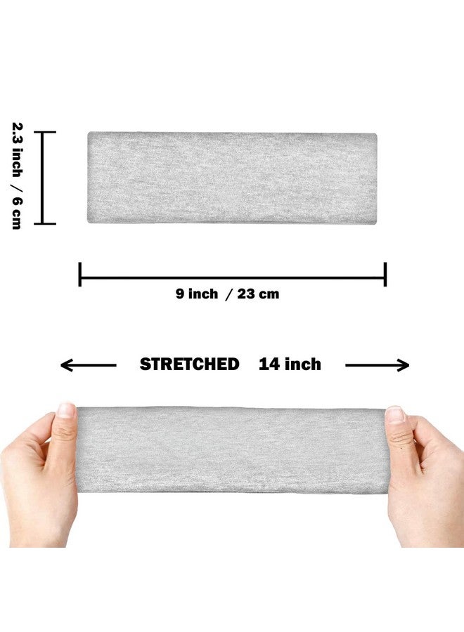 IVARYSS Workout Headbands For Women Non Slip, Premium Stretchy Soft Fabric Head Bands For Women'S Hair, Wear For Yoga, Running, Sport, 6 Pack, Neutral Color - Image 5