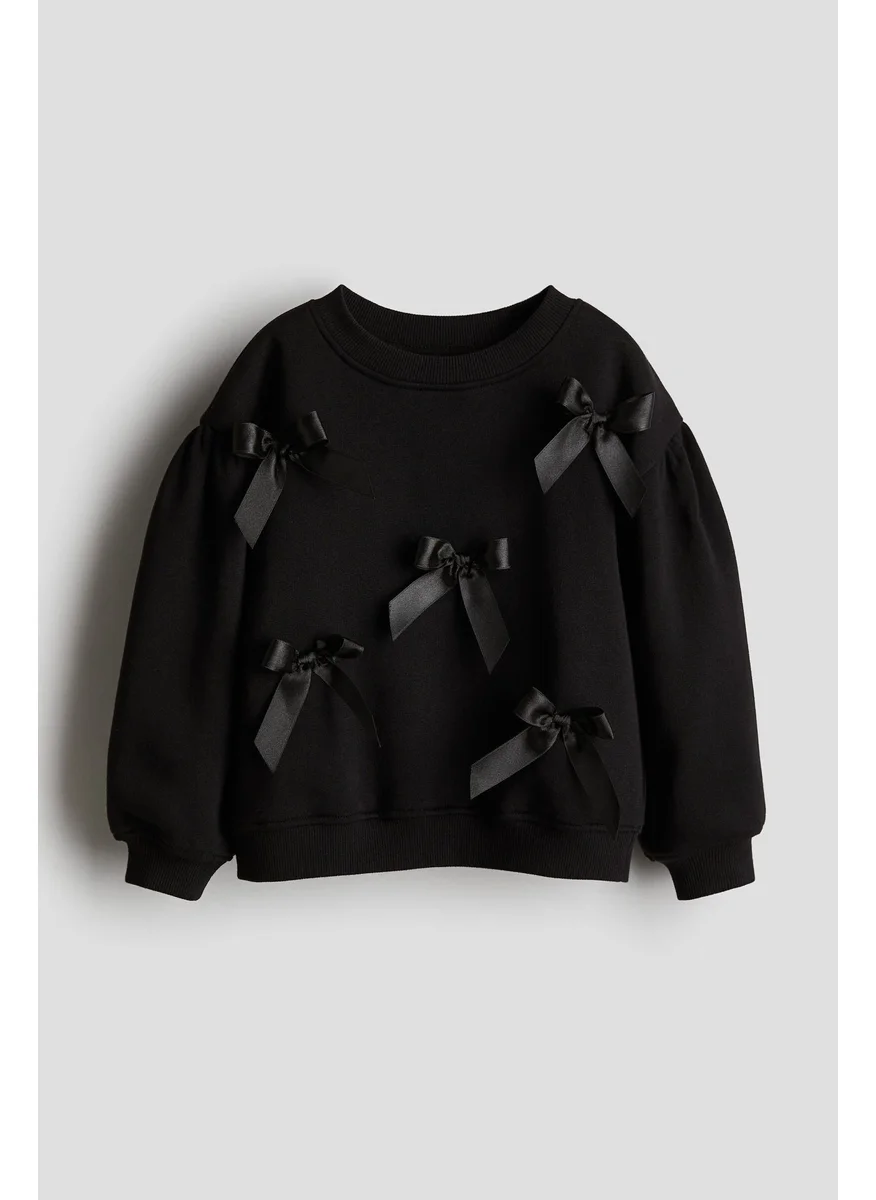 اتش اند ام Flounce-Trimmed Sweatshirt