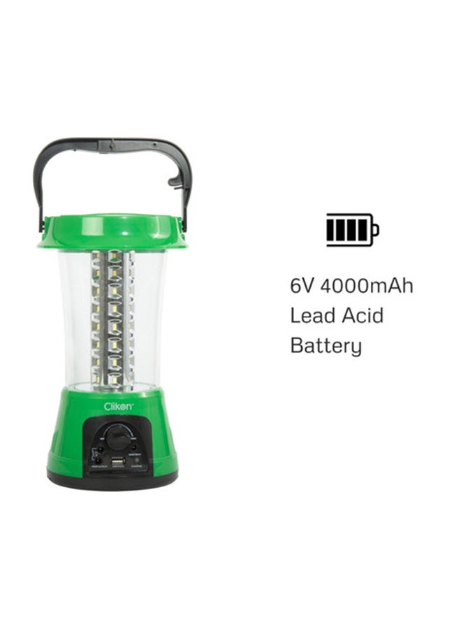 كليكون فانوس بمصباح مصابيح LED أخضر/ شفاف - Image 2