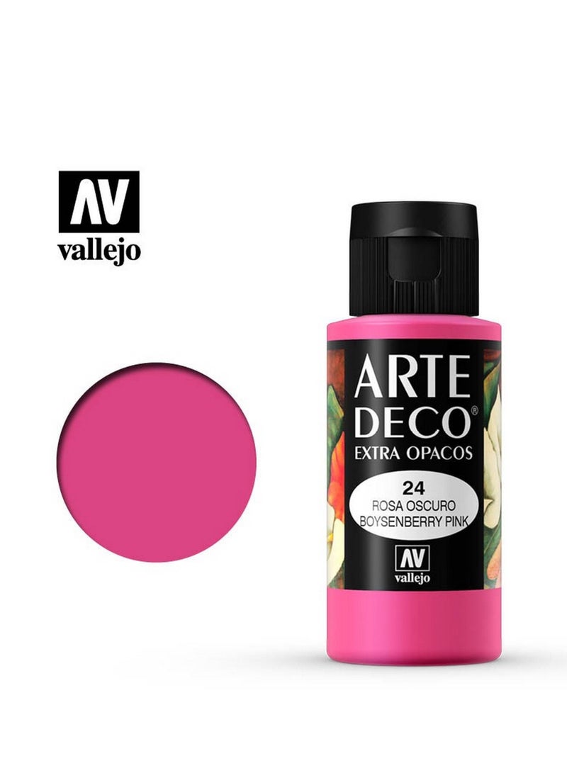 فاليجو لون آرت ديكو وردي بويزينبيري، 60 مل - طلاء أكريليك فاخر للأعمال اليدوية والأثاث والفنون الزخرفية