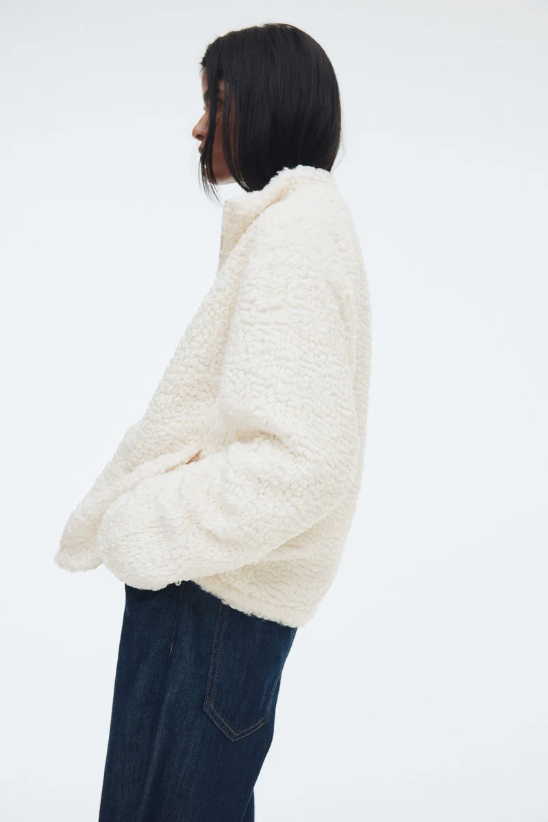 H&M Oversized teddy jacket