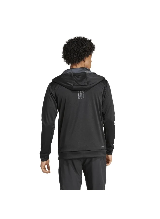 adidas Originals adidas Camo Fz Hd Black Training Track Tops XS