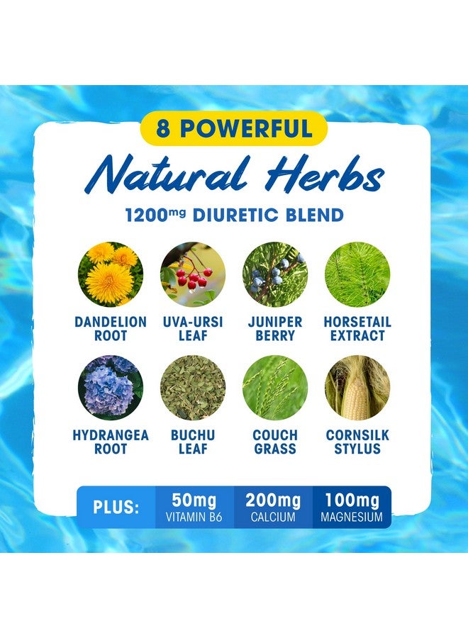 Maximum Human Performance MHP Xpel Maximum Strength Diuretic Water Pills, for Water Retention Relief, Caffeine-Free with Vitamin B-6 Potassium Dandelion Root, 80 Capsules - Image 4