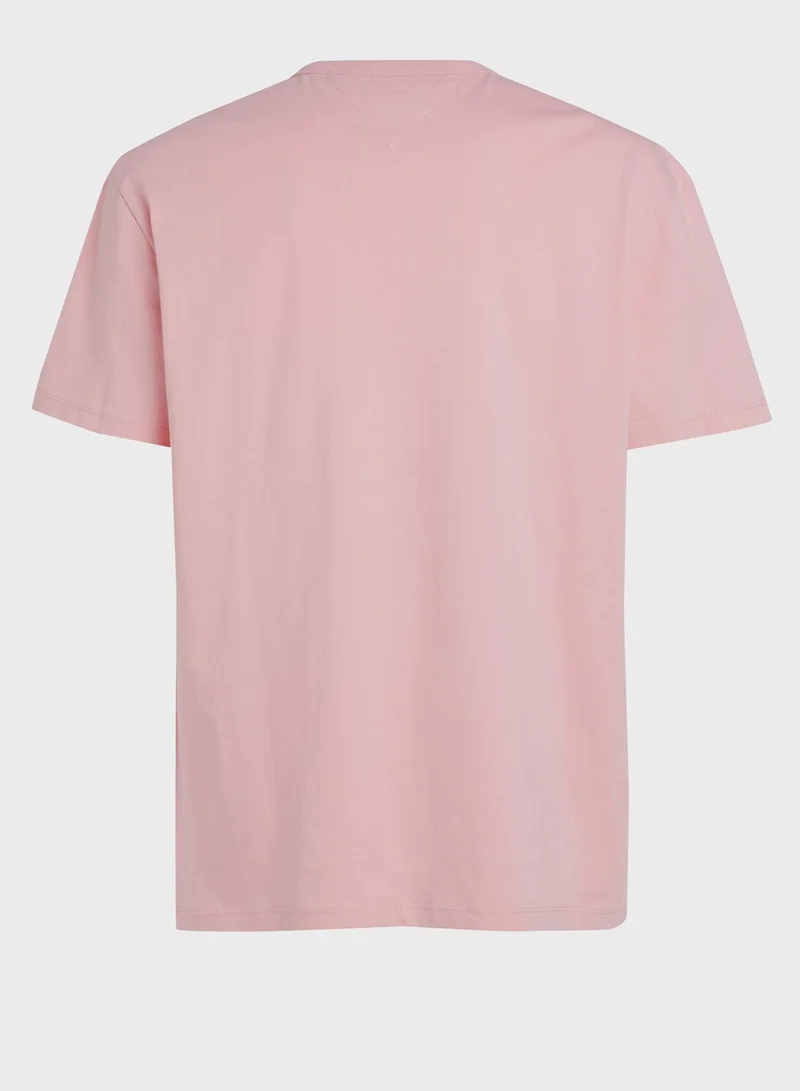 TOMMY JEANS Logo Crew Neck T-Shirt