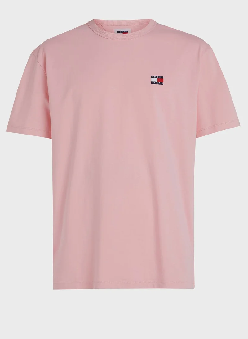 TOMMY JEANS Logo Crew Neck T-Shirt