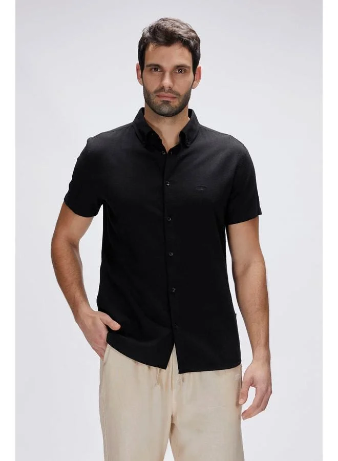 Bad Bear  Grady Black Short Sleeve Men's Shirt. for Men | Best Price UAE