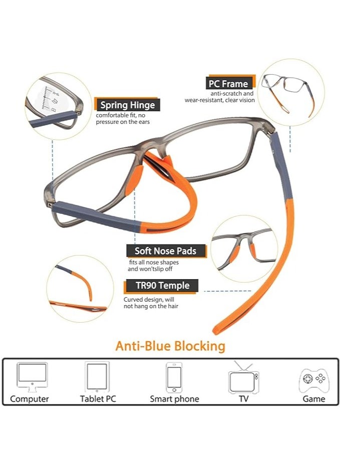 Generic - Photochromic Reader Sunglasses Reading Sunglasses for Men Sporty TR90 Frame UV400 Full Lens Outdoor Reader Lightweight Transition Photochromic - Image 1
