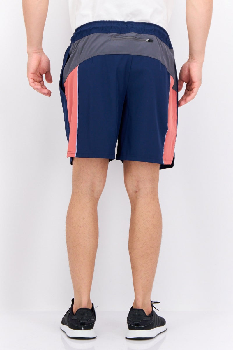 MOTION Men Sportswear Fit Training Shorts, Navy - Image 4