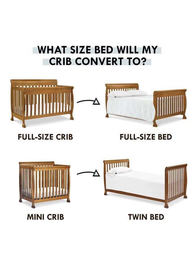 Davinci Twin/Full Size Bed Conversion Kit (M4799) in Ebony - Image 2