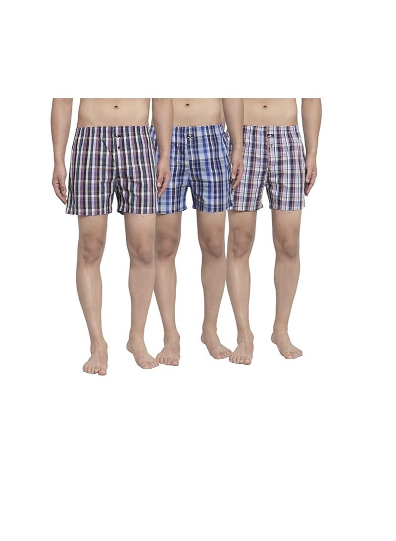 Red Tape Men Multicolor Boxer, Pack Of 3, S - Image 1