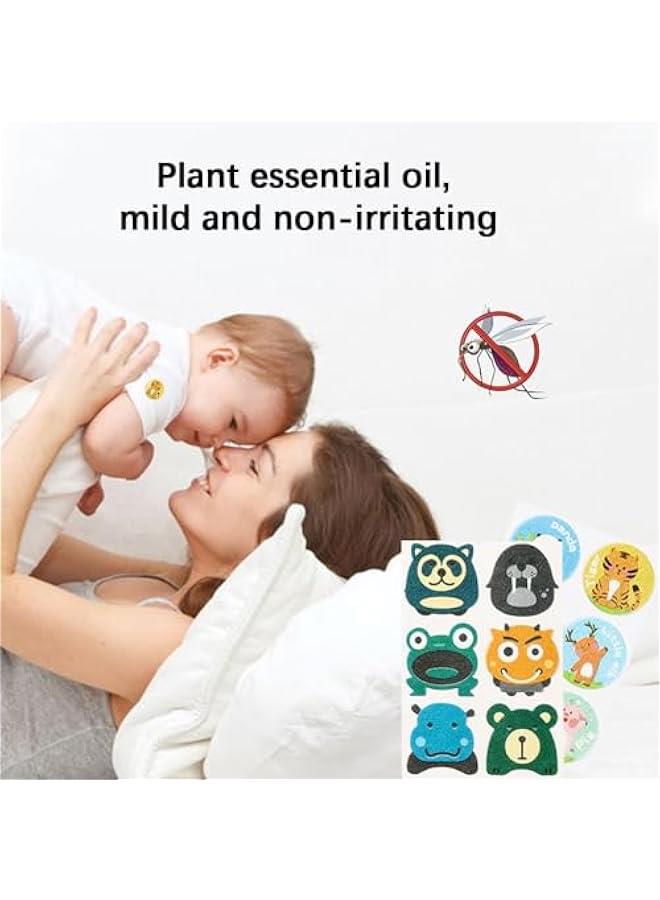 HOOKOR Repellent Stickers, 180 Counts Mosquito Patches Stickers for Kids Adult, Natural Pure Essential Oil for Kids Children Adults Camping Travel Outdoors and Home Protection (36-04) - Image 2