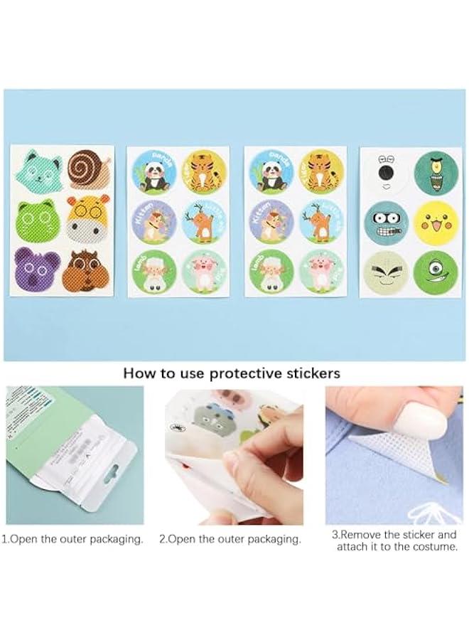 HOOKOR Repellent Stickers, 180 Counts Mosquito Patches Stickers for Kids Adult, Natural Pure Essential Oil for Kids Children Adults Camping Travel Outdoors and Home Protection (36-04) - Image 3