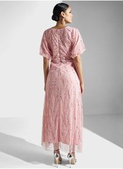 Namshi x Embellished Dress With Slit  - Image 2