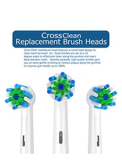 AOBAMA Replacement Brush Heads Fit for Braun Oral b, Compatible with Oral-B Pro 1000/2000/3000/5000/6000 Smart and Genius Electric Toothbrush, 16 Pcs  - Image 2