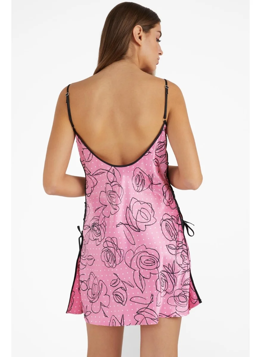 Ayyıldız Crescent 2415 Pink Nightgown