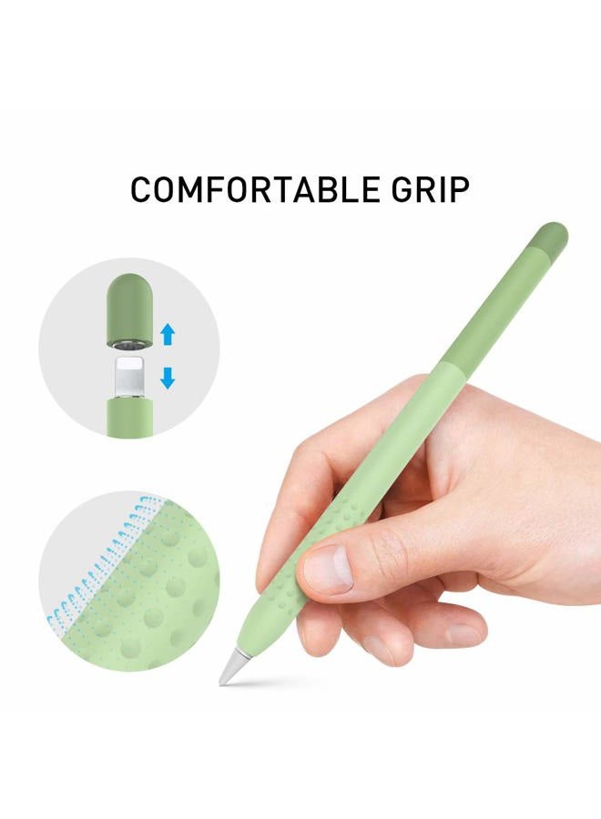Delidigi Pencil Case Compatible with Apple Pencil 1st Generation Case, Gradient Color Case Sleeve Silicone Cover Accessories for Apple Pencil 1st Gen (Gradient Green) - Image 5