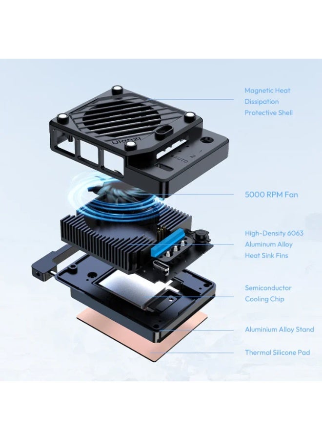 يولانزي Ulanzi CU01 Thermostatic Semiconductor Camera Cooler Kit - Image 2