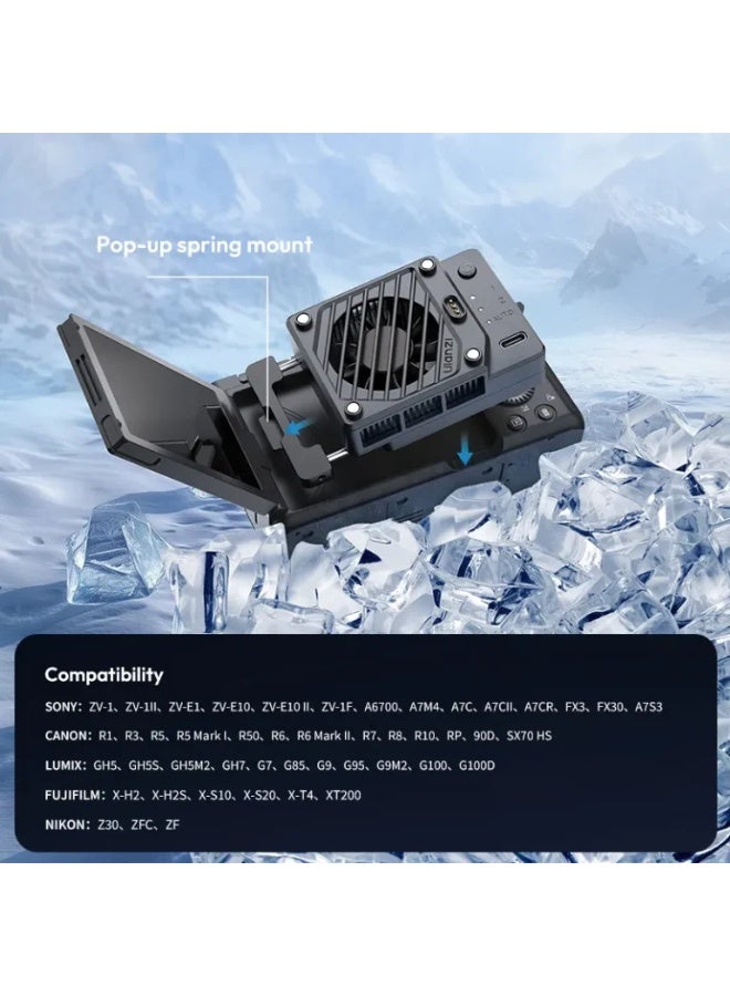 يولانزي Ulanzi CU01 Thermostatic Semiconductor Camera Cooler Kit - Image 4