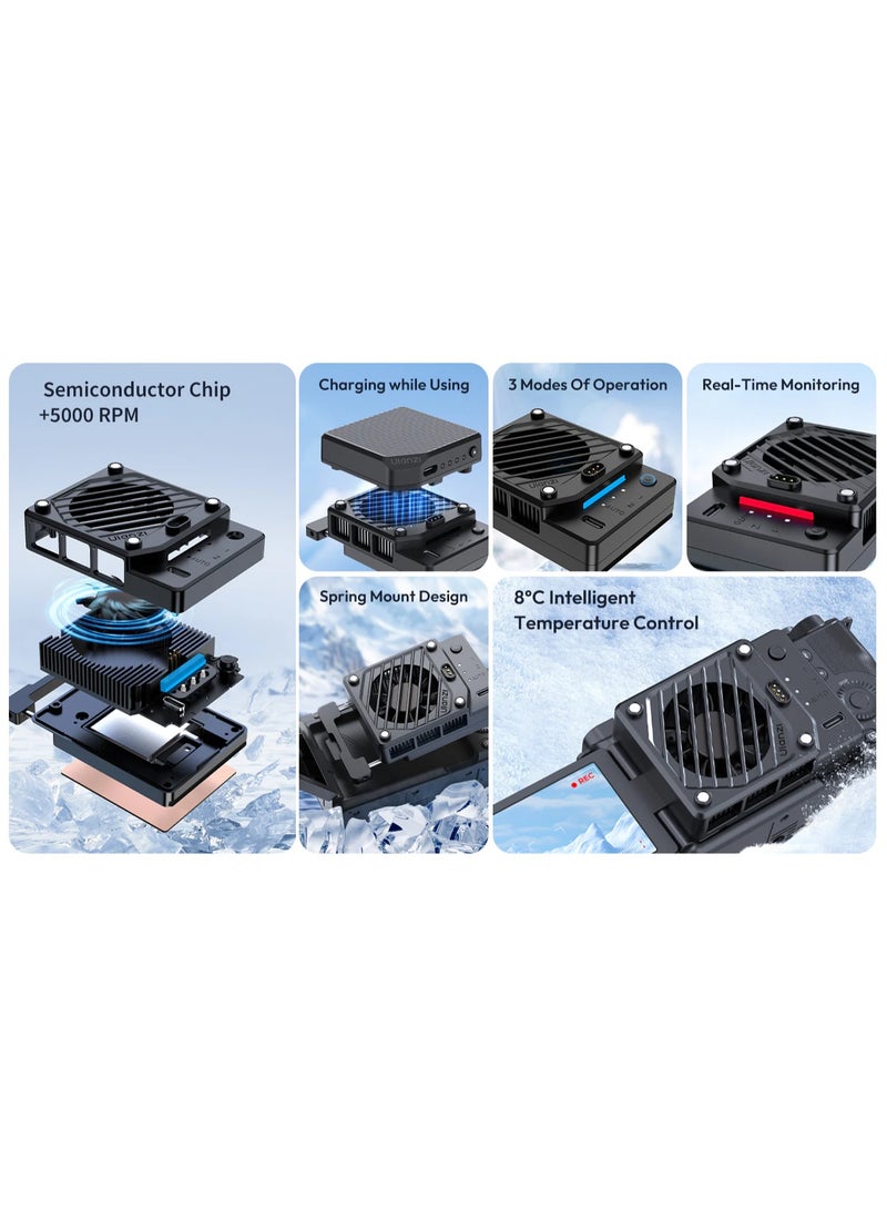 يولانزي Ulanzi CU01 Thermostatic Semiconductor Camera Cooler Kit - Image 5