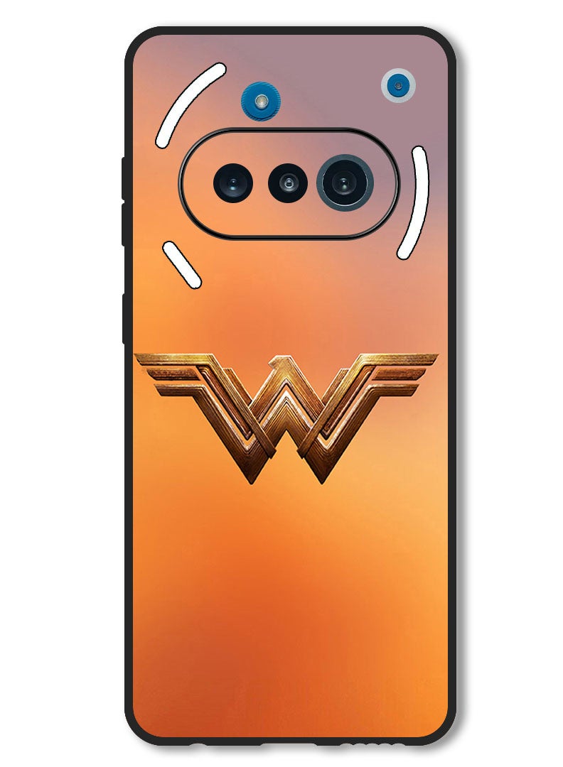 Theodor Case Compatible with Nothing Phone 3a Protection Shockproof Bumper Cover Wonder Women - Image 1