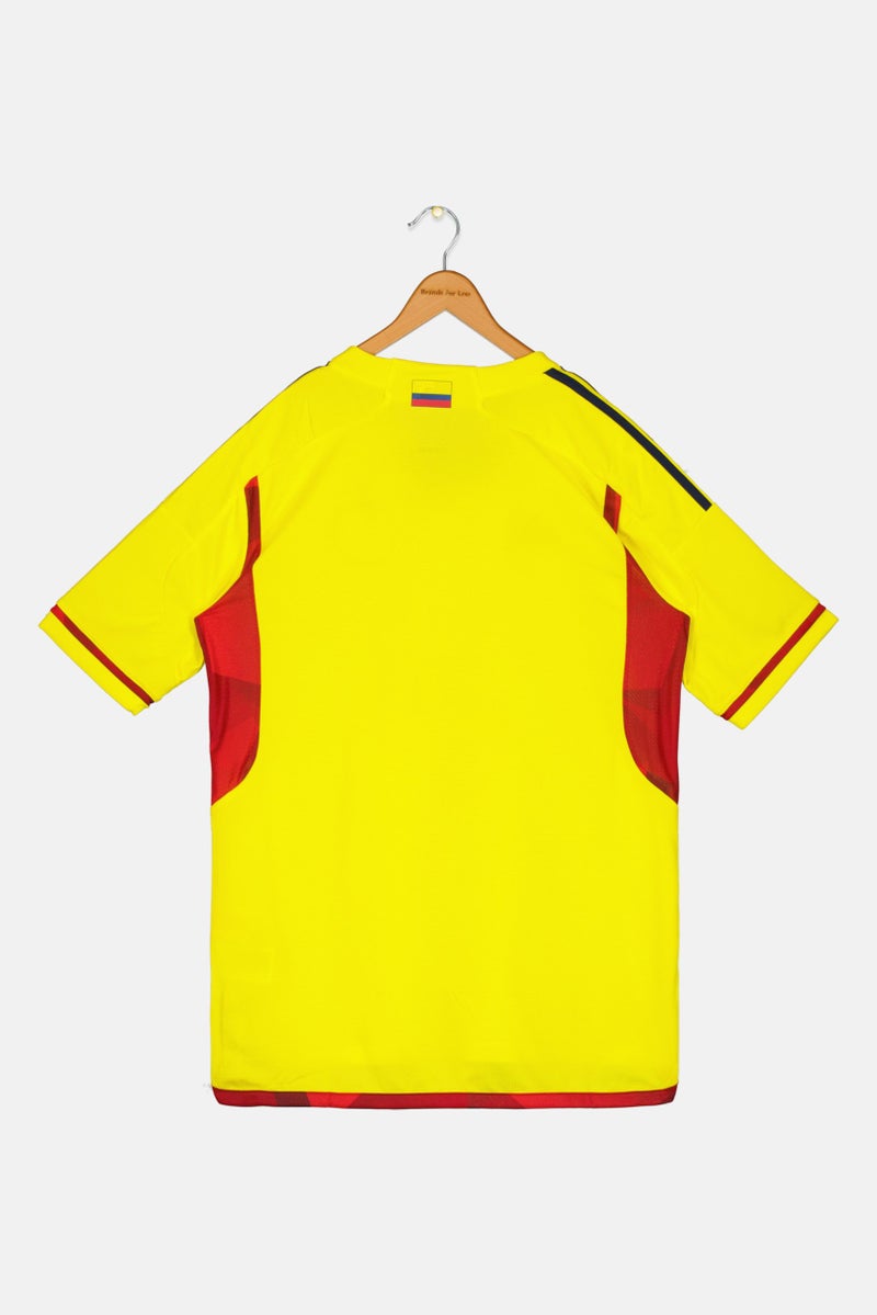 Adidas Kids Boy Sportswear Fit Short Sleeves Training T-Shirt, Yellow - Image 2