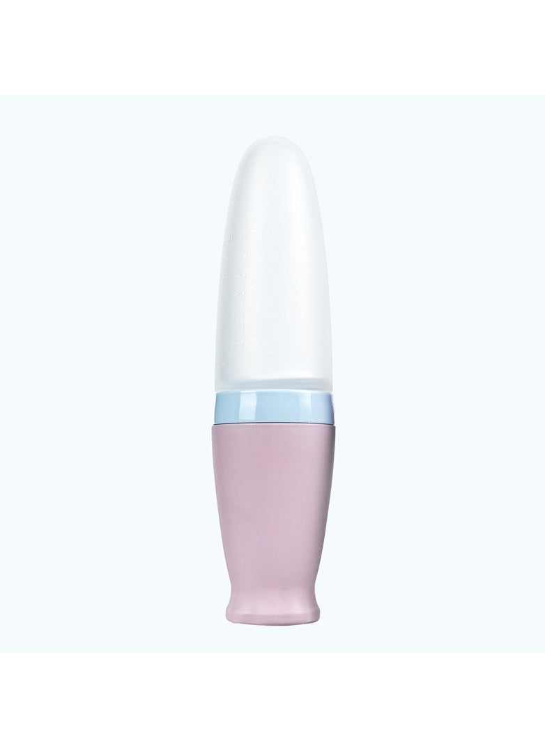 KUYING New Baby Glass Silicone Cover With Handle Baby Anti Choking Anti bloating And Anti Drop Bottle 
