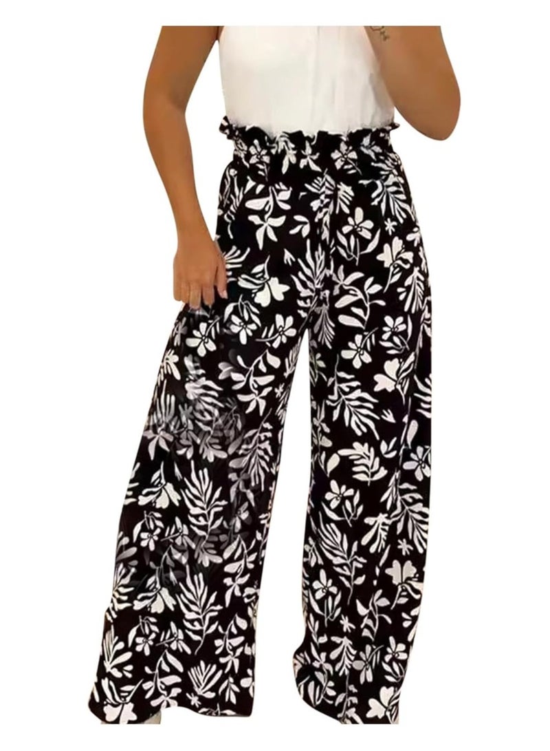 Ginger Plus Elasticised Waist Printed Pants - Image 1
